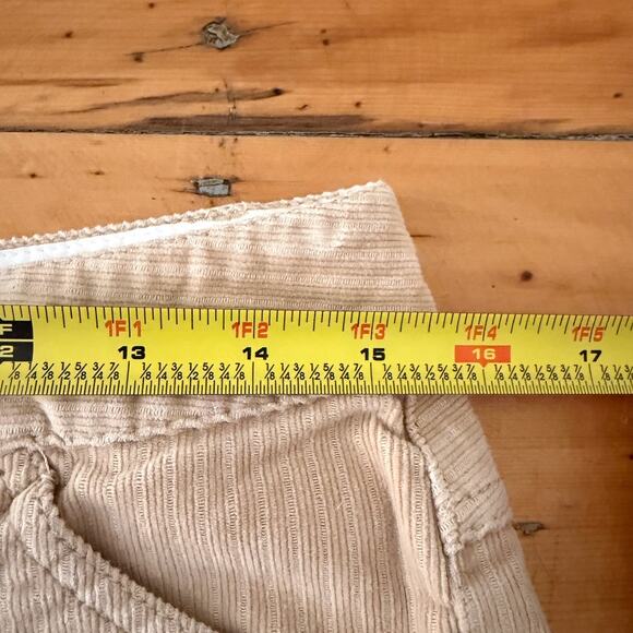 Y2K Banana Republic Pants Womens 4 Beige Corduroy Flare Stretch 20005 - Picture 10 of 10